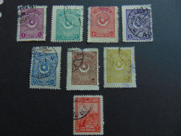 Très Beau Petit Lot De 8 Timbres Oblitérés De La Même Série De 1923 - Oblitérés