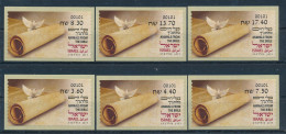 ISRAEL 2024 ANIMALS FROM THE BIBLE ATM LABEL JERUSALEM MACHINE 101 SET - Ungebraucht