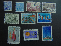 Très Beau Petit Lot De 9 Timbres Oblitérés - Collections