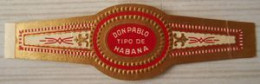 K31 Lot Bagues De Cigares  Don Pablo Tipo De Habana  1 Pièce - Bagues De Cigares