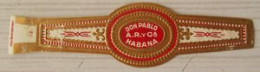 K37 Lot Bagues De Cigares  Don Pablo   1 Pièce - Cigar Bands