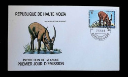 CL, FDC, Premier Jour, République De Haute-Volta, Ouagadougou, 21-10-81, Cob Onctueux - Alto Volta (1958-1984)