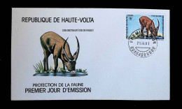 CL, FDC, Premier Jour, République De Haute-Volta, Ouagadougou, 21-10-81, Cob Onctueux - Upper Volta (1958-1984)