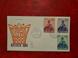Lettre / Carte  VATICAN FDC 1968 NATIVITA - Sonstige & Ohne Zuordnung