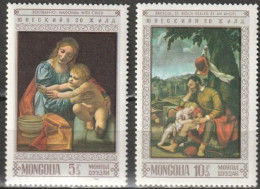 Mongolei 1968 Mi-Nr.522 - 523 ** Postfrisch  22.Jahrestag Der UNESCO ( B2696 ) - Mongolei