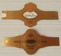 K92 Lot Bagues De Cigares  Gulden Eeuw Senator  2 Pièces - Cigar Bands