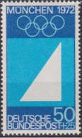 1969 Deutschland > BRD, ** Mi:DE 590, Sn:DE B449, Yt:DE 453, Olympische Sommerspiele München 1972, Segeln - Vela