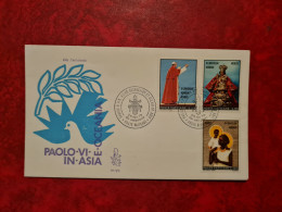 Lettre / Carte  VATICAN FDC 1970 PAOLO VI IN ASIA ETOCEANIA - Sonstige & Ohne Zuordnung