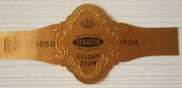 K95 Lot Bagues De Cigares  Gulden Eeuw Senator  1 Pièce - Cigar Bands