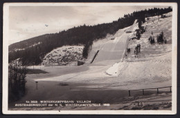 AUSTRIA ,   VILLACH WINTERKAMPFBAHN  ,   SKI JUMPING  ,  OLD  POSTCARD - Villach