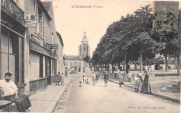 VILLEBLEVIN (Yonne) - Rue, Tabac, Cartes Postales Illustrées - Voyagé 1919 (2 Scans) Inquimbert 37 R Issy-les-Moulineaux - Villeblevin