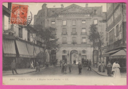 D75 - PARIS 12e - L'HÔPITAL SAINT ANTOINE - Personnes Et Enfants - Militaire - Bar M. MARTY - Calèches - Cheval - Vélo - Gesundheit, Krankenhäuser