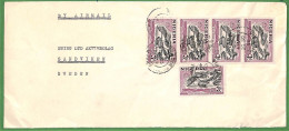 ZA1490 - NIGERIA - POSTAL HISTORY  Large AIRMAIL COVER From APAPA To SWEDEN 1959 - Nigeria (1961-...)