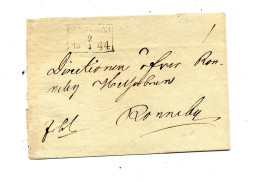 Devant De Lettre Cachet Carlskrona - ... - 1855 Prephilately