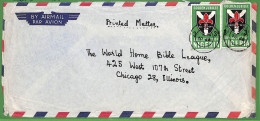 ZA1491 - NIGERIA - POSTAL HISTORY - Large AIRMAIL COVER To The USA 1970's SCOUTS - Nigeria (1961-...)
