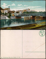 Ansichtskarte Spandau-Berlin Partie An Der Charlottenbrücke 1914 - Spandau