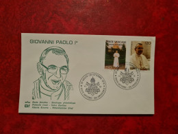 Lettre / Carte  VATICAN FDC 1978  GIOVANNI PAOLO I - Sonstige & Ohne Zuordnung