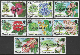 Montserrat. 1976 Official. 8 Used Values To $1. SG O17etc. M3075 - Montserrat