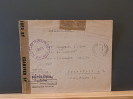 106/549 LETTRE     ALLEMAGNE 1948 ZENSUROOST GEBURHR BEZAHLT - Cartas & Documentos