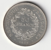 50 Francs Hercule Argent 1976 - Silver - - 50 Francs