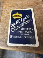 Au Roi Du Caoutchouc Speelkaart Playing Card Vetements Belgique - Kartenspiele (traditionell)