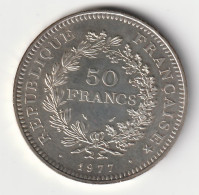 50 Francs Hercule Argent 1977 - Silver - - 50 Francs