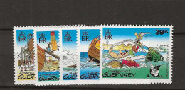 1992 MNH Guernsey Mi 668-72 Postfris** - Guernsey