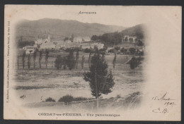 CONDAT EN FENIERS - 15 - CANTAL / 1902 CPA VUE GENERALE (ref CP1117) - Condat