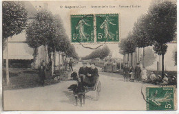 18 ARGENT  Avenue De La Gare - Voiture D'Ecolier (voiture à Chien TOP) - Argent-sur-Sauldre