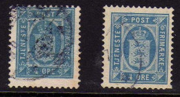 Danemark - (1875-1902) -   4 ö Service - Obliteres - Dienstzegels