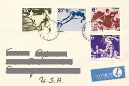 Poland (A272) Stamps Used 2714-17 Sport Poles' Medals At The Olympic Games (postal Circulation) - Usados