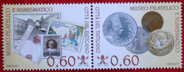 Philately And Numismatics Museum 2007 Mi 1590-1591 Yv 1436-1437 POSTFRIS / MNH / **  VATICANO VATICAN VATICAAN - Neufs