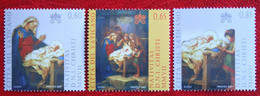 Natale Weihnachten Xmas Noel Kerst 2007 Mi 1597-1599 Yv 1451-1453 POSTFRIS / MNH / **  VATICANO VATICAN VATICAAN - Ungebraucht