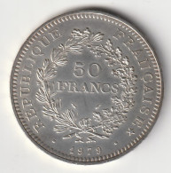 50 Francs Hercule Argent 1979 - Silver - - 50 Francs