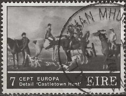 IRELAND 1975 Europa - 7p Castletown Hunt (R. Healy) FU - Usados