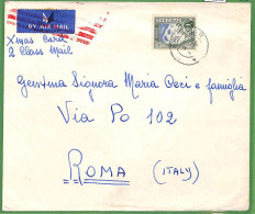 ZA1508 -  ZANZIBAR  - POSTAL HISTORY - OVERSIZED COVER To Italy - 1950's - Zanzibar (1963-1968)