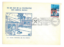 COV 06 - 2033 Miners Workers, Romania - Cover - Used - 1991 - Maximum Cards & Covers