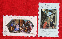 Christmas Kerst Noël Weihnachten 2008 Mi 1626-1627 Yv 1479-1480 POSTFRIS / MNH / ** VATICANO VATICAN VATICAAN - Ungebraucht