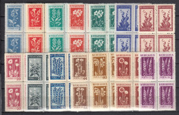 Bulgaria 1953 - Plantes Medicinales, YT 770/83, Bloc De 4, Neufs** - Unused Stamps