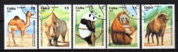 Cuba 1997 Animaux Sauvages (38) Yvert N° 3607 à 3611 Oblitéré Used - Gebruikt