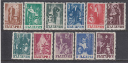 Bulgaria 1947 - Artistes Dramatiques, YT 550/60, Neufs** - Neufs