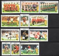 BEQUIA - Grenadines Of St Vincent - Série Timbres ** - Football 1982 - St.Vincent Und Die Grenadinen