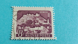 HONGRIE - HUNGARY - Magyar Posta - Timbre 1961 : Forteresses Et Châteaux - Château De Sümeg - Gebraucht