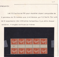 FRANCE - 10 C. Camée Rouge - Millésime 5 De Roulette - Millésime