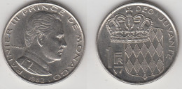 MONACO - 1 FRANC 1982 - 1960-2001 New Francs