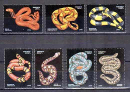 Tanzanie 1996 Animaux Serpents (48) Yvert N° 1969 à 1975 Oblitérés Used - Tansania (1964-...)
