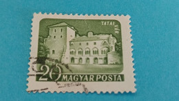 HONGRIE - HUNGARY - Magyar Posta - Timbre 1960 : Forteresses Et Châteaux - Château De Tata - Used Stamps