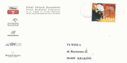 Poland Envelope (1467): Warszawa Sport Polish Basketball Association (postal Circulation) - Stamped Stationery