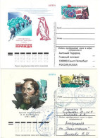 Expedition Soviétiques En Antarctique 1978.  2 Entiers Postaux - Antarctische Expedities