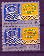 France 1995 YT 2941-2942  Europa Paix Et Liberté - Used Stamps